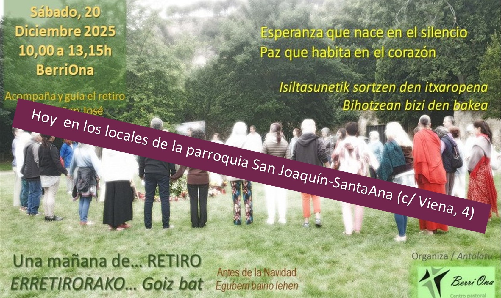 imagen El Retiro cambia de lugar